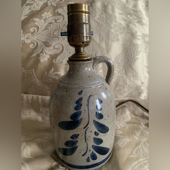 Vintage Pottery Jug Lamp – Possibly Westerwald Pottery - Picture 2 of 8